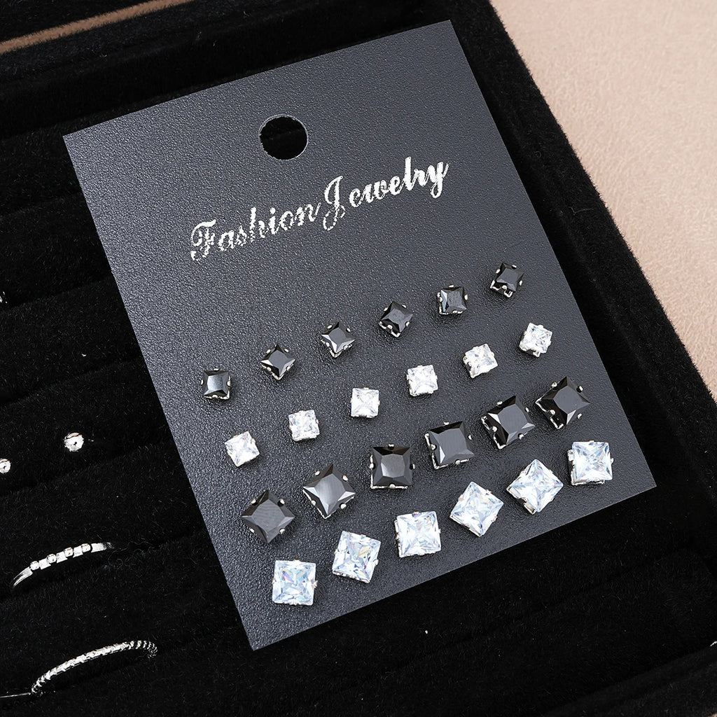51-Piece Silver Jewelry Collection – Butterflies, Hearts & Pearls