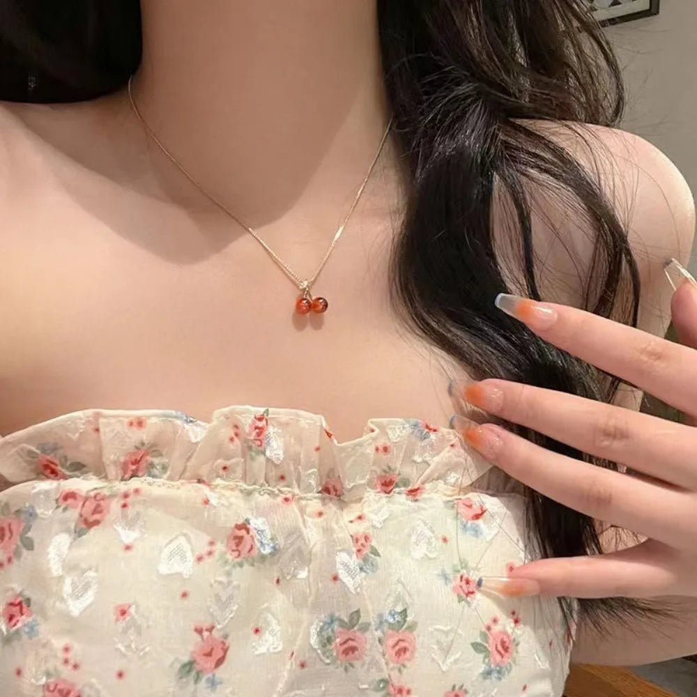 Cherry Glow Jewelry Set